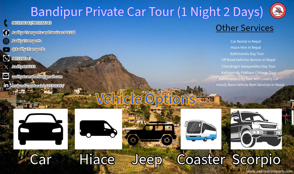 Bandipur Private Car Tour (1 Night / 2 Days)