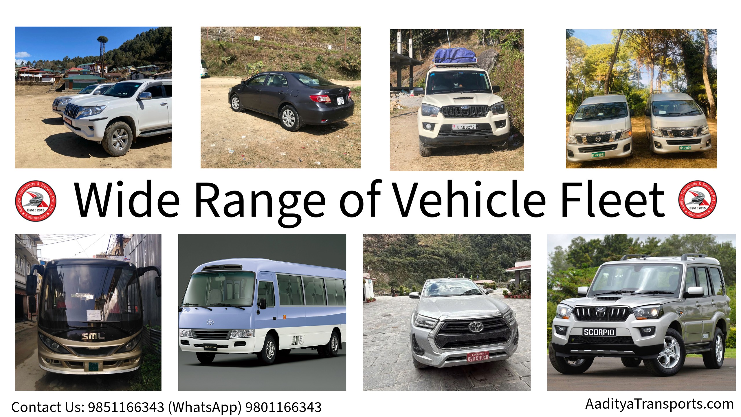 Wide Vehicle Rental Options