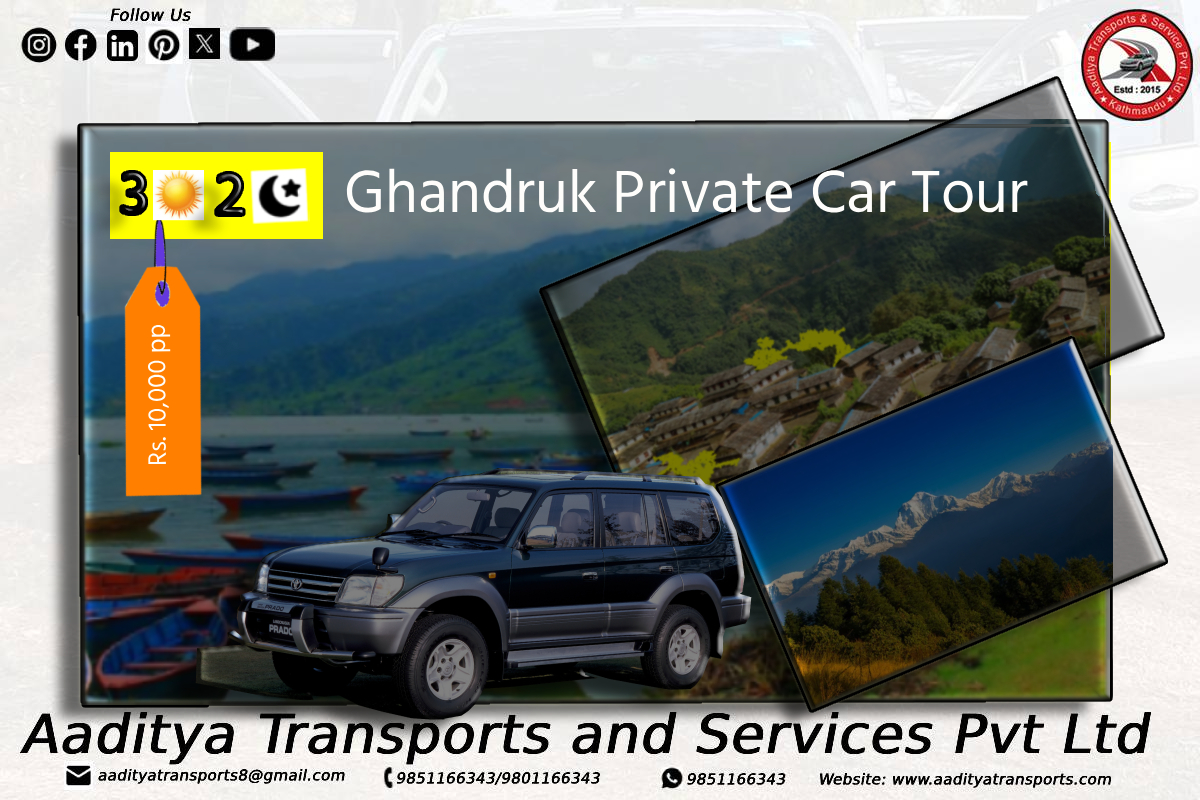Ghandruk Private Car Tour