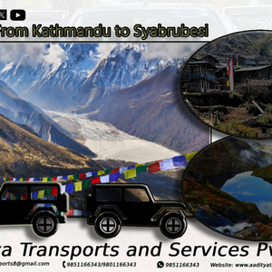 Jeep from Kathmandu to Syabrubesi