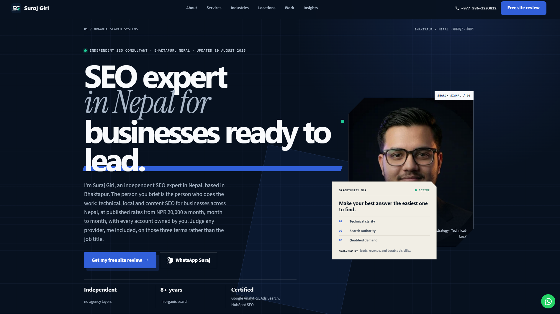 SEO EXPERT IN NEPAL- SURAJ GIRI
